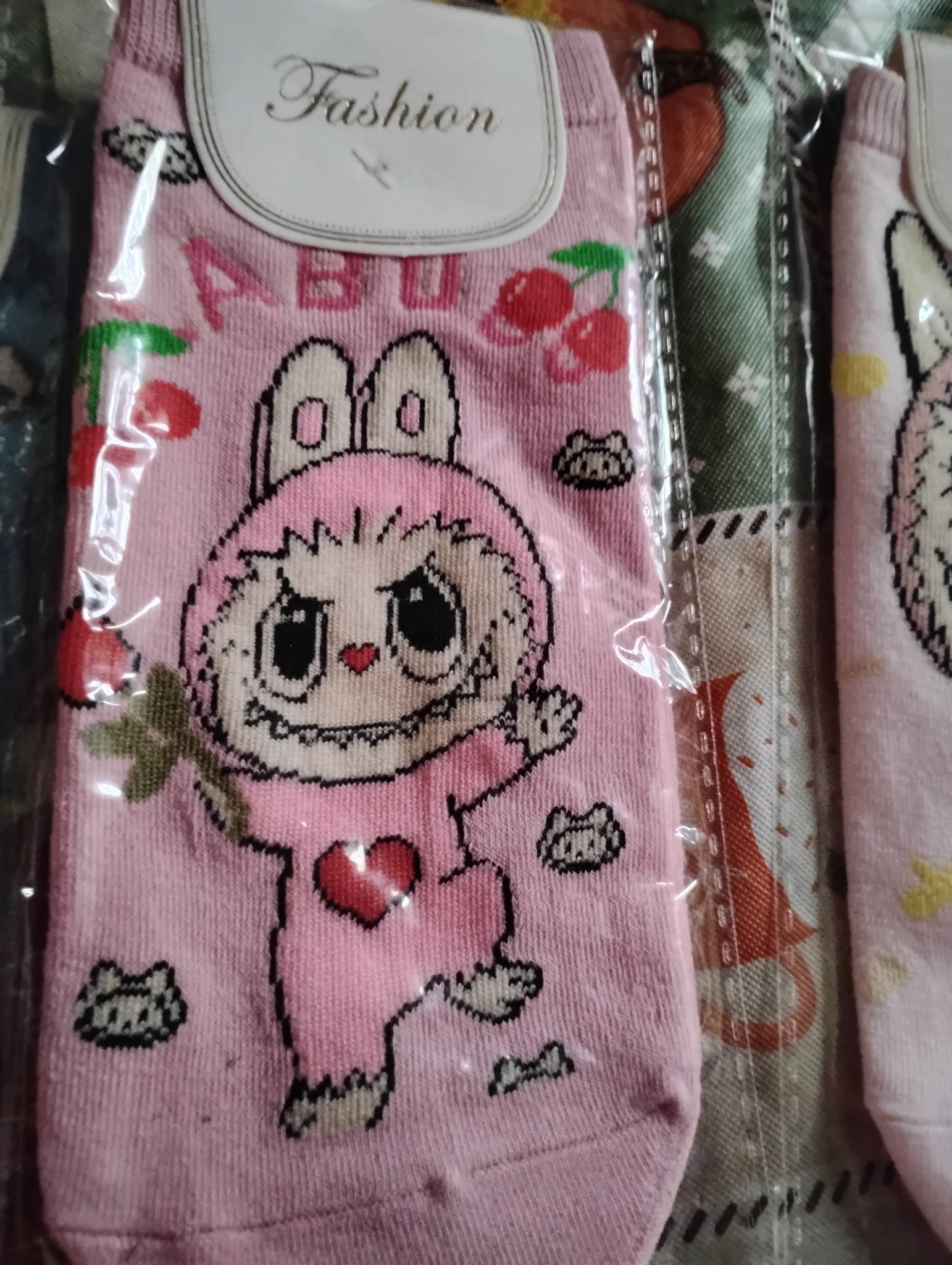 Labubu design socks