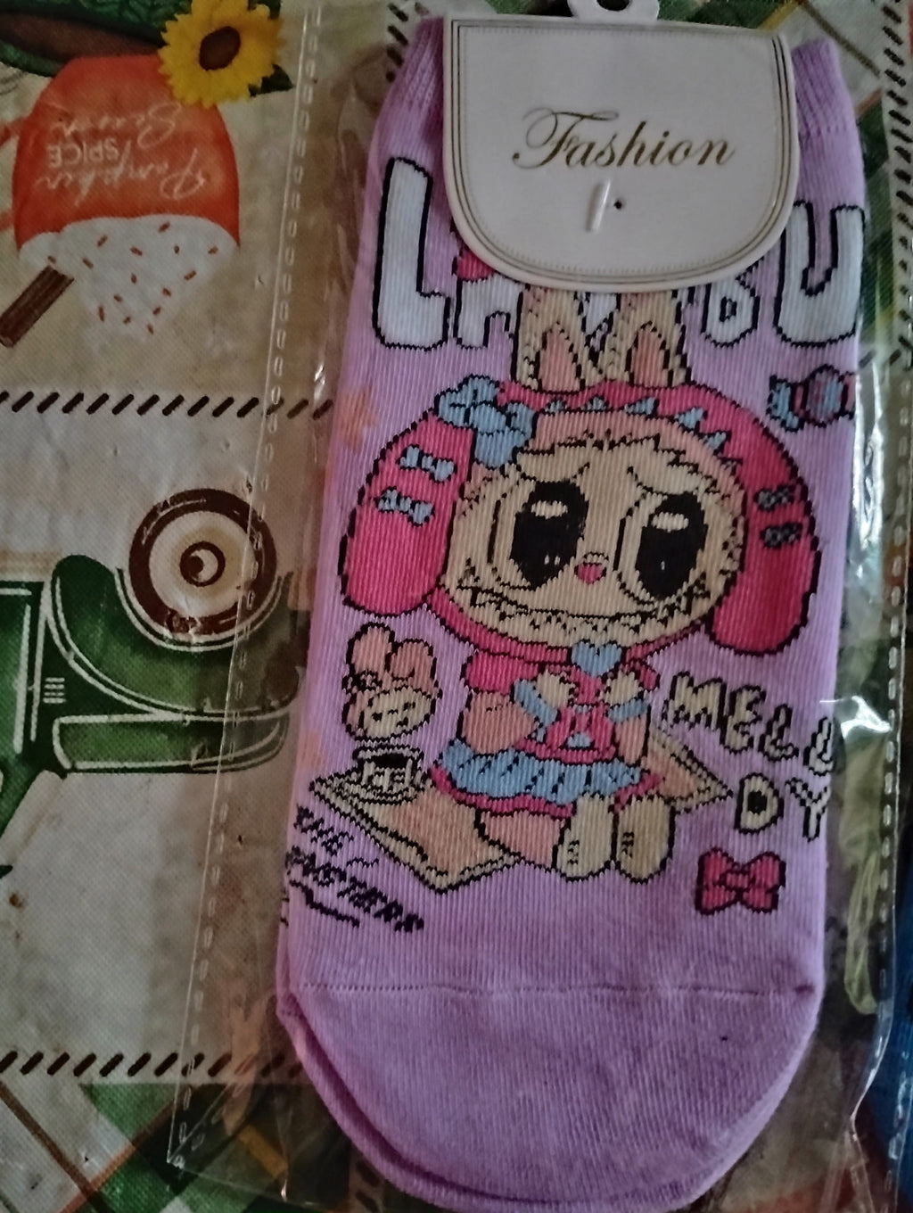 Labubu design socks