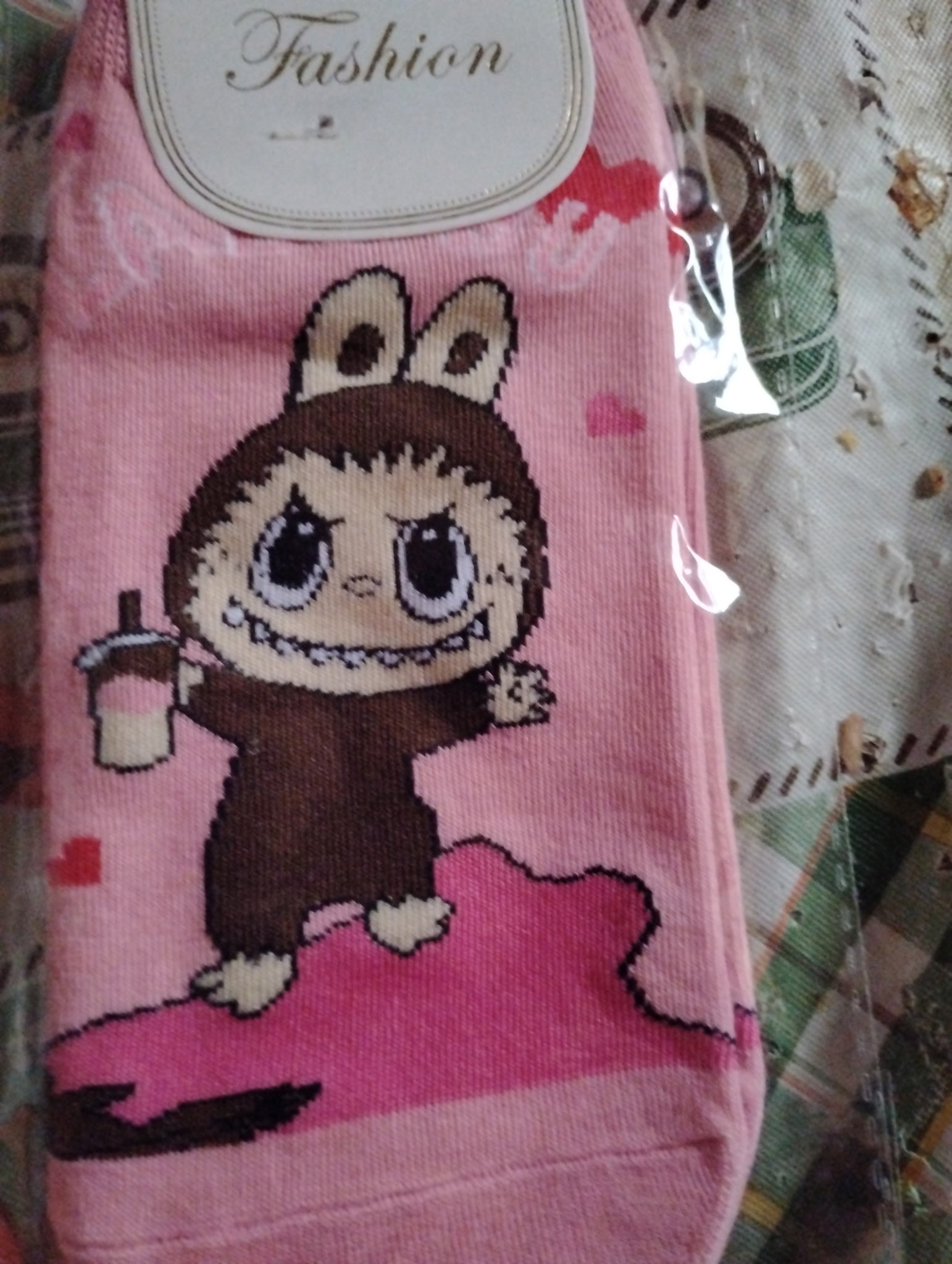 Labubu design socks